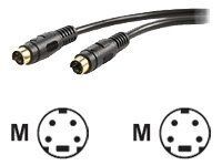 Secomp VALUE - Câble vidéo - S-Video - 4 broches mini-din mâle pour 4 broches mini-din mâle - 5 m - blindé - noir