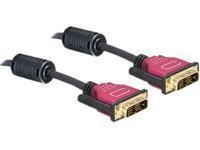DeLOCK DVI 24+1 Cable 3.0m câble DVI 3 m DVI-D Noir