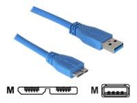 Delock - Câble USB - USB (M) pour Micro-USB de type B (M) - USB 3.0 - 1 m