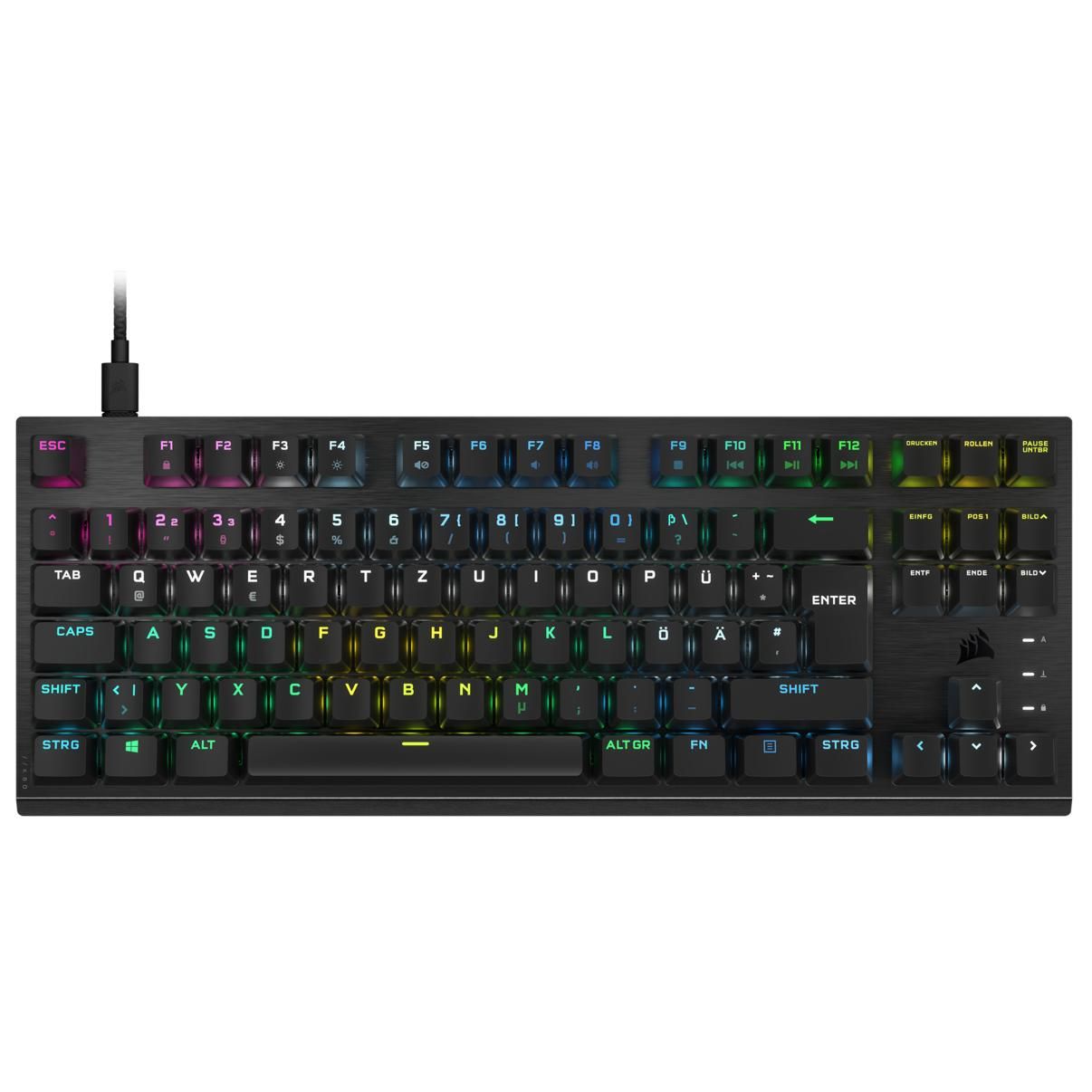 Corsair K60 PRO clavier Gaming USB QWERTZ Allemand Noir