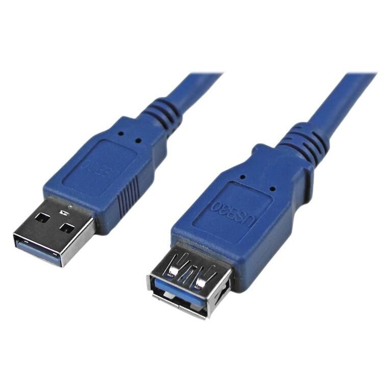 StarTech.com Câble d'extension SuperSpeed USB 3.0 de 1,8 m - Rallonge / Prolongateur USB A vers A - Répéteur USB 3.0 - M/F - Bleu - Rallonge de câble USB - USB type A (M) pour USB type A (F) - USB 3.0 - 1.8 m - pour StarTech.com Hub USB 3.0 5Gbps...