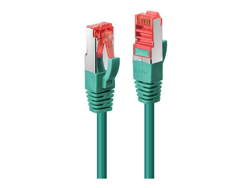Lindy - Cordon de raccordement - RJ-45 (M) pour RJ-45 (M) - 20 m - SFTP, PiMF - CAT 6e - sans crochet - vert