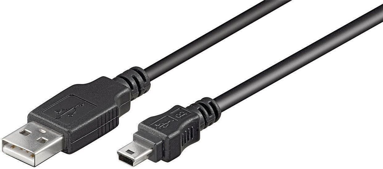 MicroConnect - USB A - Mini USB B 5P 10m M-M - Câbles USB