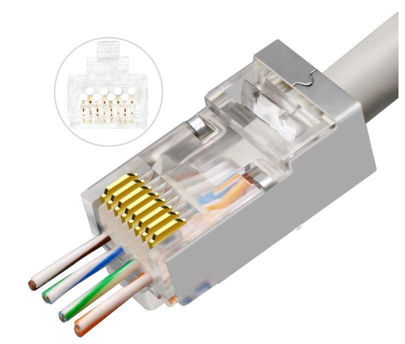 MicroConnect - Modular EZ Plug RJ45 CAT6a - Prise RJ45 & accessoires