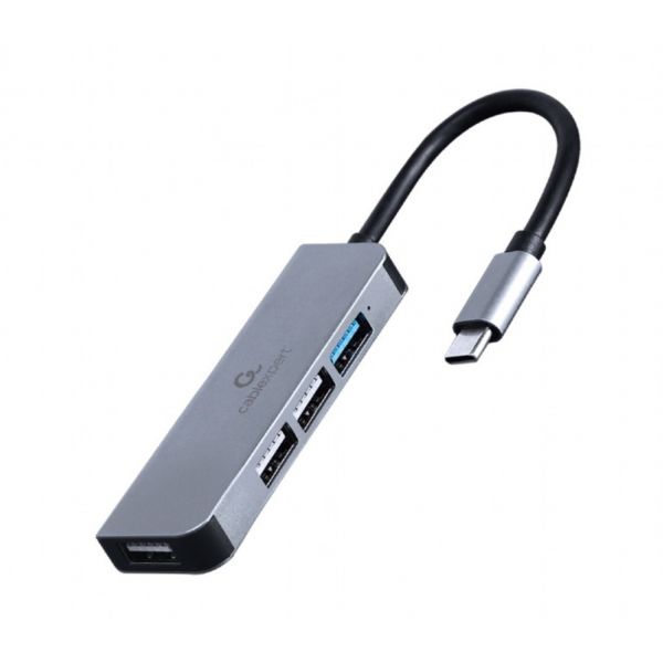 Gembird UHB-CM-U3P1U2P3-01 station d'accueil Avec fil USB 3.2 Gen 1 (3.1 Gen 1) Type-C Argent