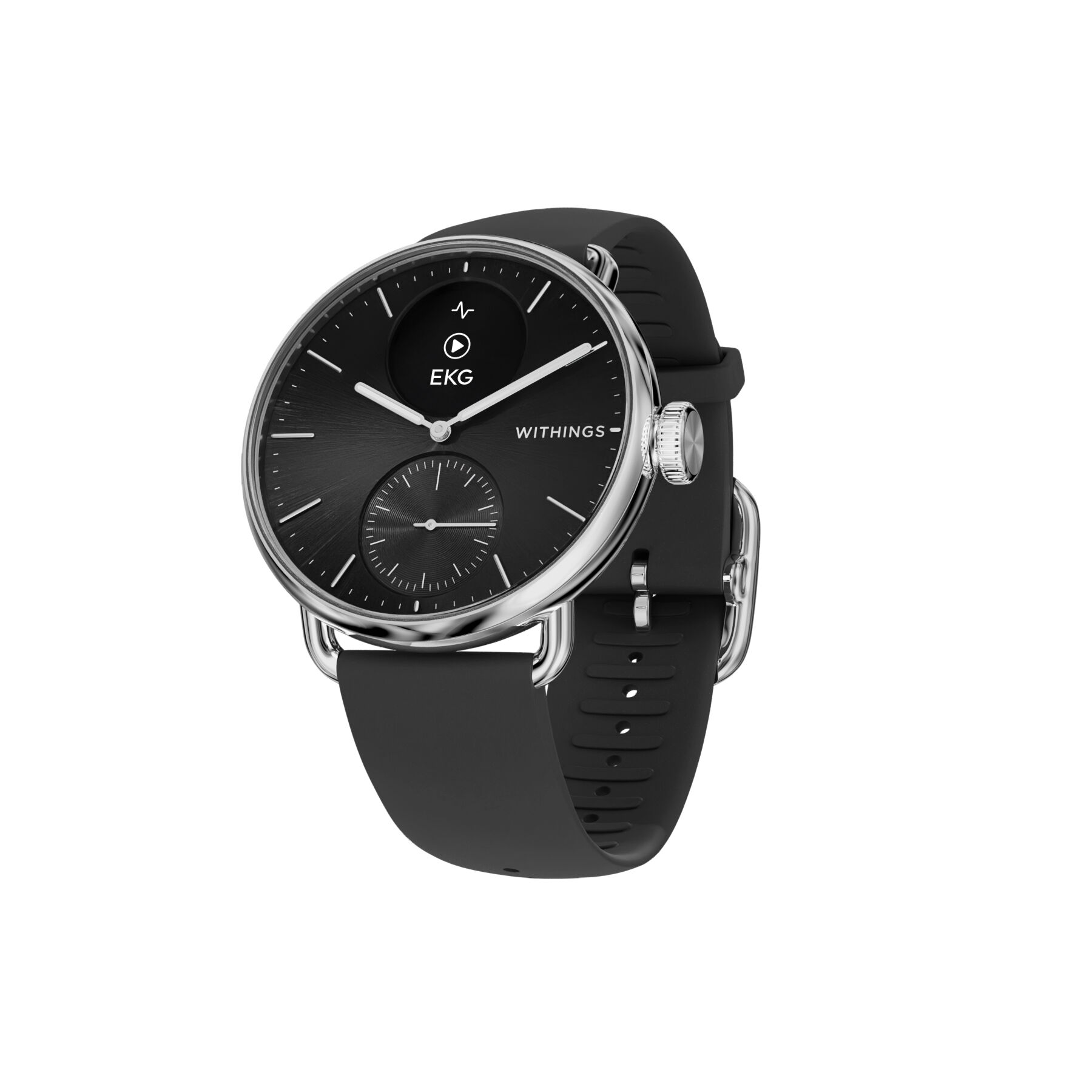 WITHINGS ScanWatch 2 - Montre connectée santé ECG SpO2 température 38mm Noir
