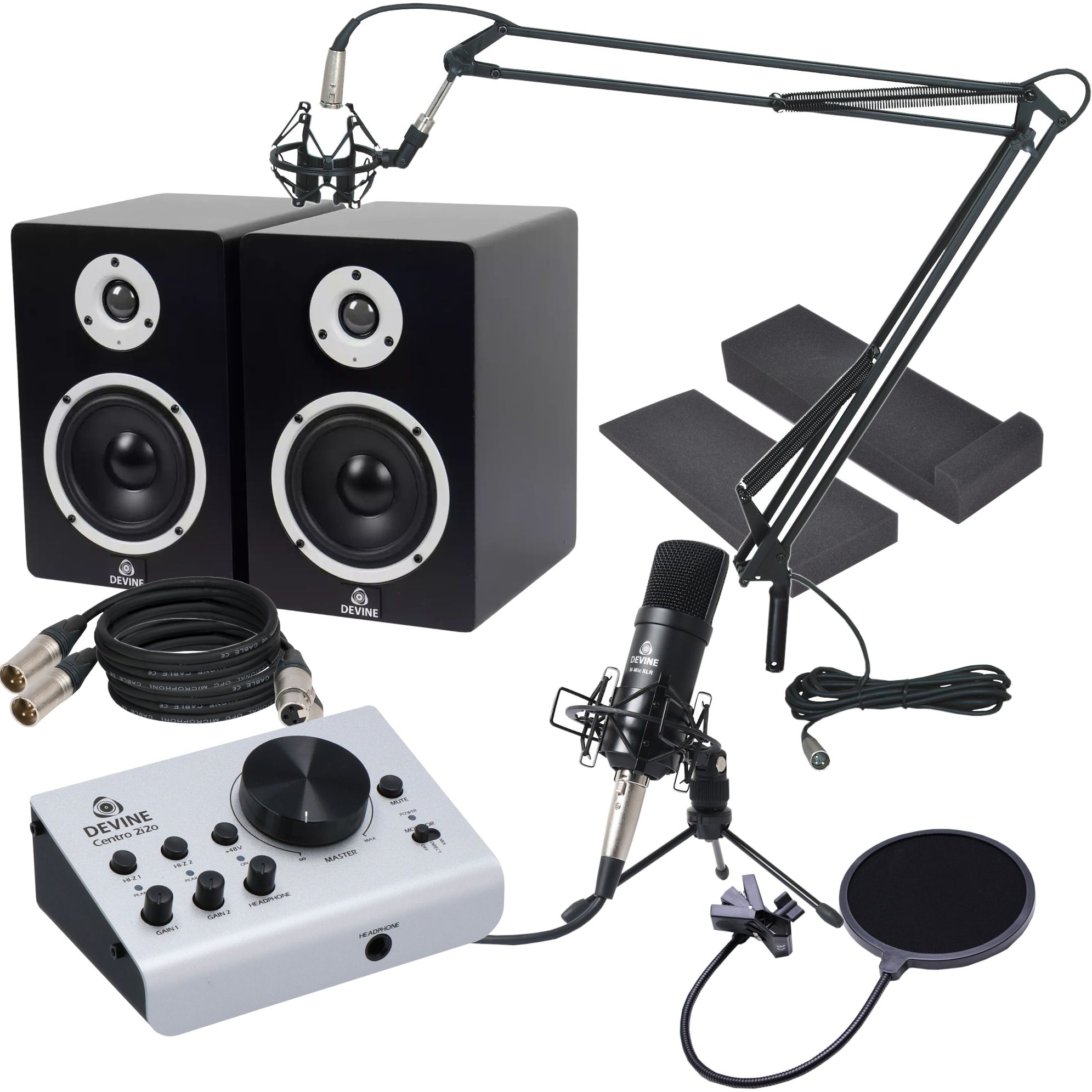 Devine Centro 2i2o bundle pour le broadcasting