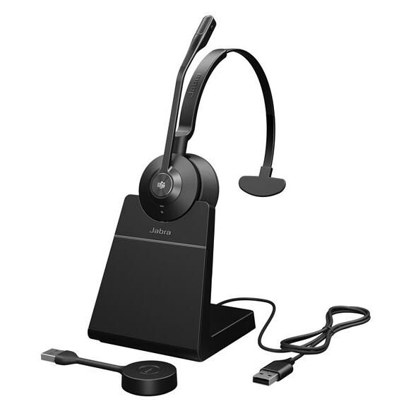 Jabra Engage 55 Mono - Micro-casque - sur-oreille - DECT - sans fil - Certifié pour Microsoft Teams