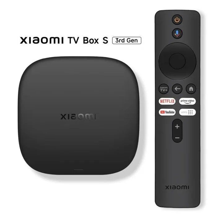 TV Box - XIAOMI - Mi TV Box S 3rd Gen - 2Go/32Go - 4K Ultra HD Dolby Vision/HDR10+ - Wi¿Fi 6 Bluetooth 5.2