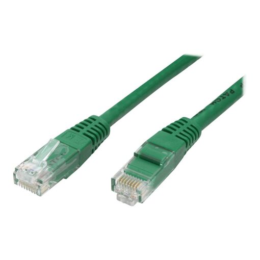 Secomp CAT 6 RJ-45 Cord - 50cm - UTP - Molded, Locked - Green
