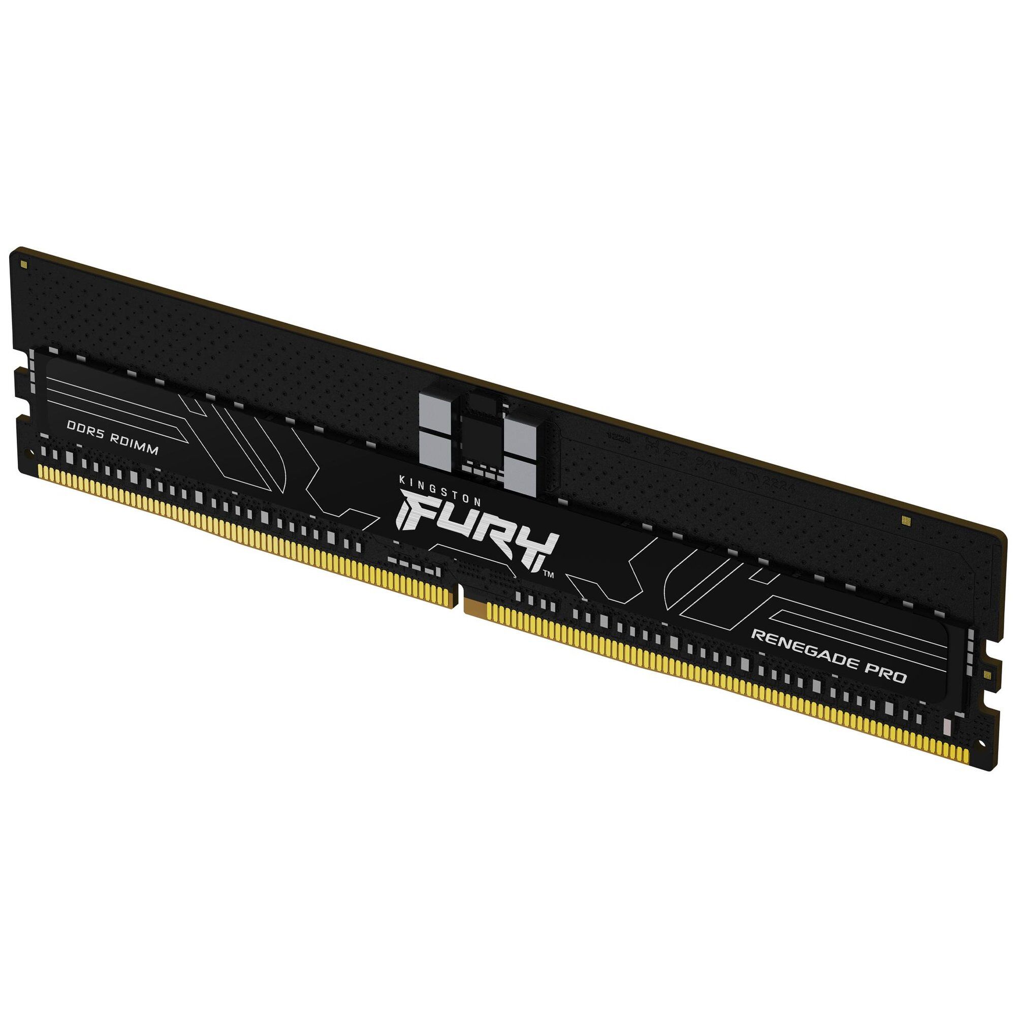 Kingston FURY Renegade Pro - DDR5 - module - 16 Go - DIMM 288 broches - 4800 MHz / PC5-38400 - CL36 - 1.1 V - mémoire enregistré - on-die ECC - noir
