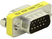 DeLOCK 65010 changeur de genre de câble VGA Argent