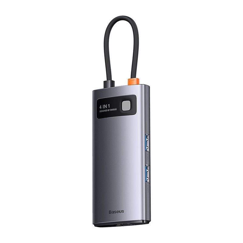 Baseus Metal Gleam Avec fil USB 3.2 Gen 1 (3.1 Gen 1) Type-C Gris