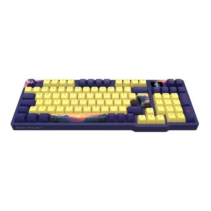 Clavier Gaming - Dark Project - 98 Sunset - Mécanique G3MS Sapphire - Rétroéclairé RGB - HotSwap