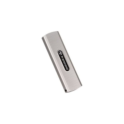 Transcend SSD - 1TB - Encrypted - Portable External - USB 3.2 Gen 2x1 - AES 256-bit Encryption - Soft Gray