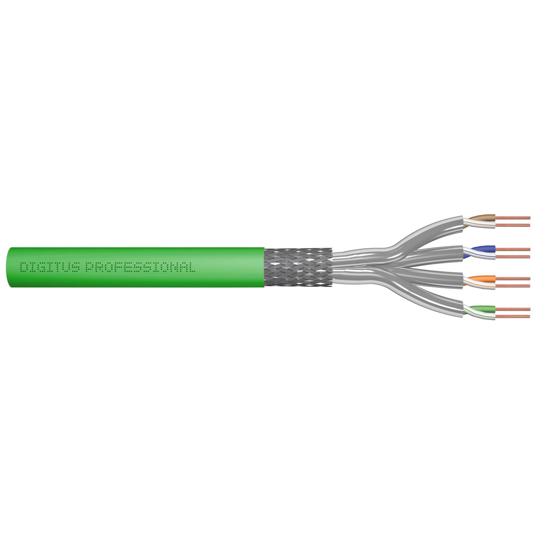 Digitus CAT 8.2 S/FTP câble de données - câble de pose, 500 m, simplex, Dca-s2,d1,a1