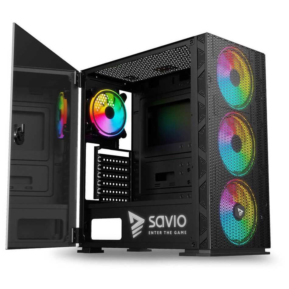savio cas de la tour raptor x1 argb glass