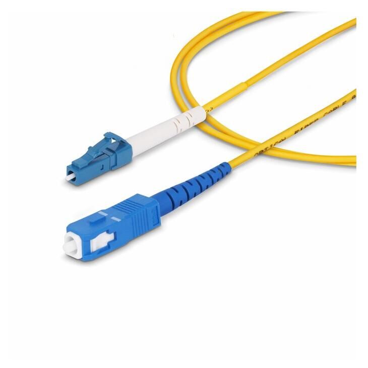 StarTech.com Câble Fibre Optique de 1m Monomode LC à SC (UPC) OS2, LSZH - Cordon de raccordement - mode unique LC/UPC (M) pour mode unique SC/UPC (M) - 1 m - 1 m - 2 mm - fibre optique - simplex - 9 / 125 micromètres - OS1/OS2 - sans halogène...