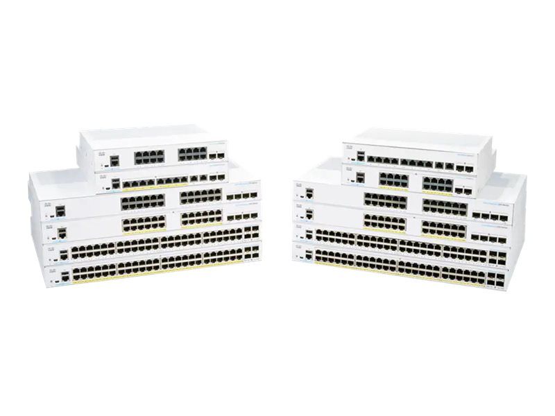 Cisco Business 350 Series CBS350-24T-4X - Commutateur - C3 - Géré - 24 x 10/100/1000 + 4 x 10 Gigabit SFP+ - Montable sur rack - remanufacturé