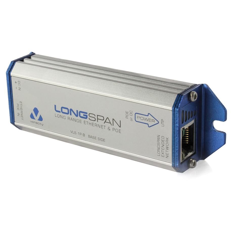 Veracity LONGSPAN VLS-1P-B - Rallonge réseau - 100Mb LAN - 10Base-T, 100Base-TX - jusqu'à 1000 m