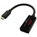 Roline 11.04.5957-10 Adaptateur Graphique Usb 3840 X 2160 Pixels Noir