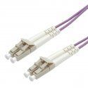 Roline Câble Fo 50/125µm, Lc/lc, Om4, Violet 15m