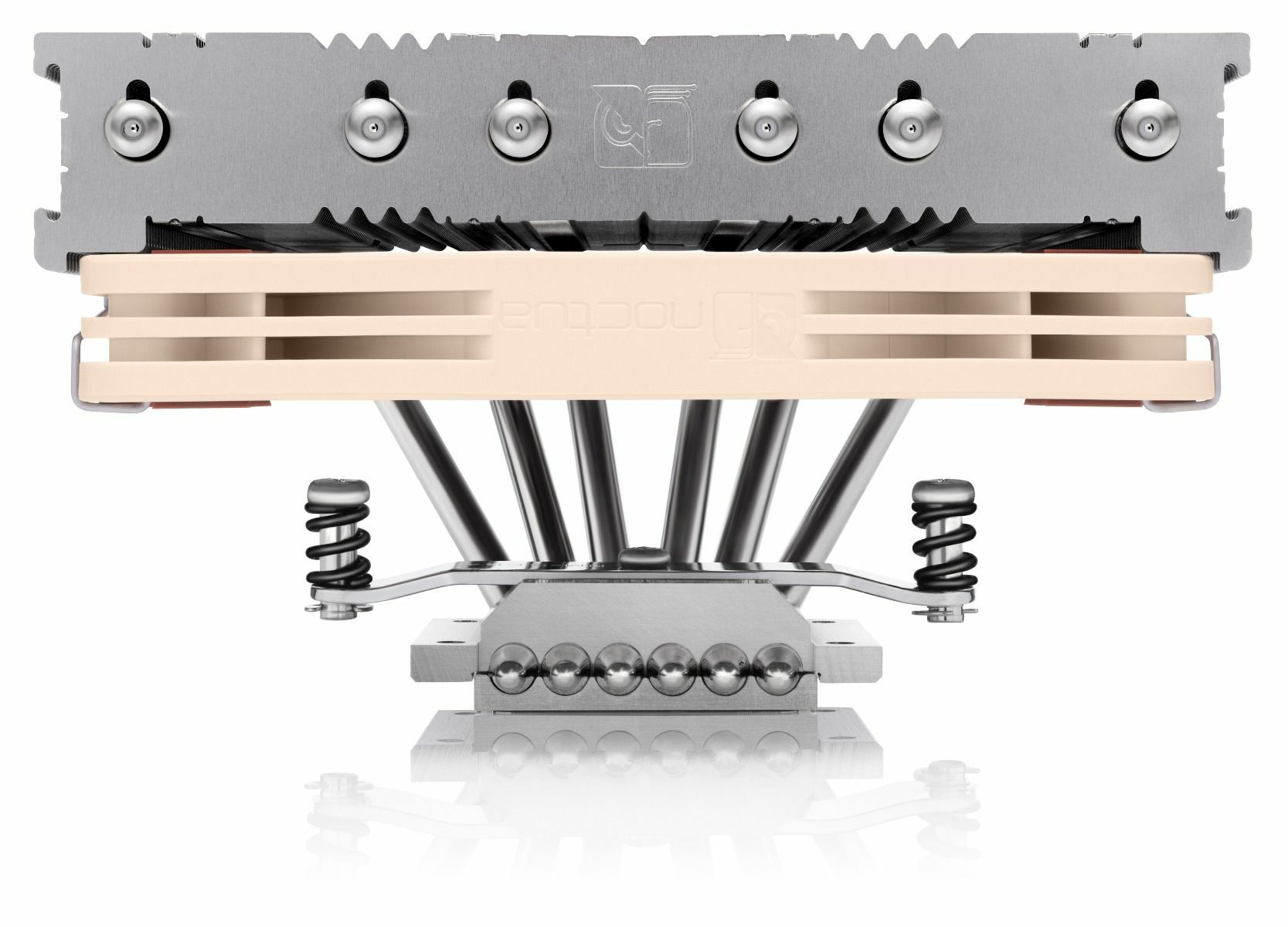 Noctua NH-L12SX77 système de refroidissement d'ordinateur Processeur Dissipateur thermique/Radiateur 12 cm Beige, Nickel 1 pièce(s)