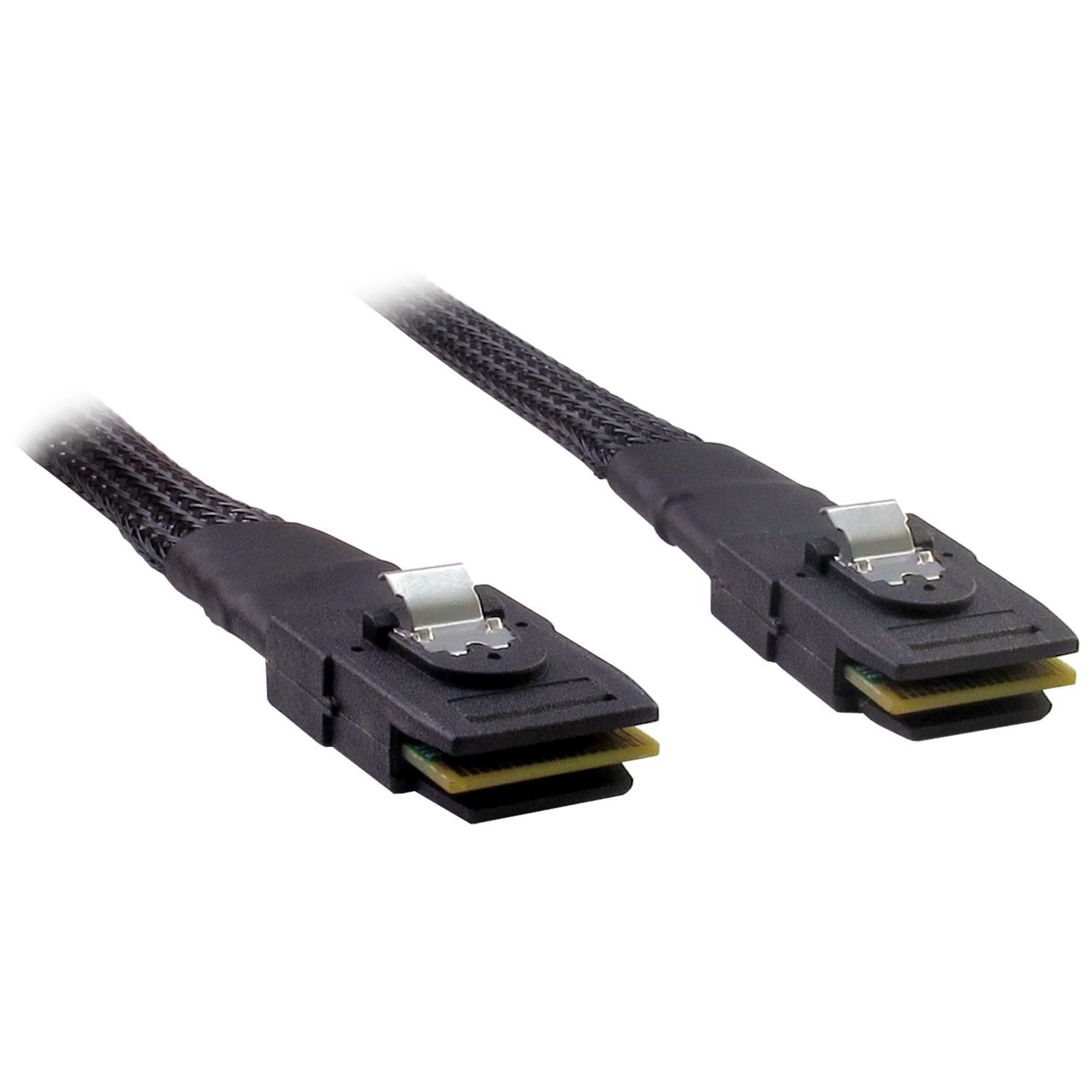 Inter-Tech 88885238 câble Serial Attached SCSI (SAS) 0,5 m Noir