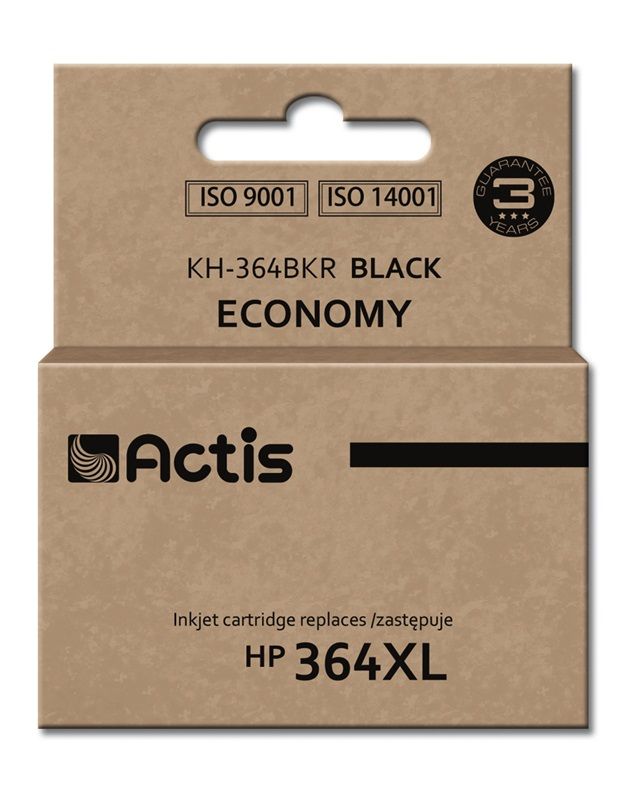 Actis Encre Kh-364bkr (remplacement Hp 364xl Cn684ee Standard 20 Ml N