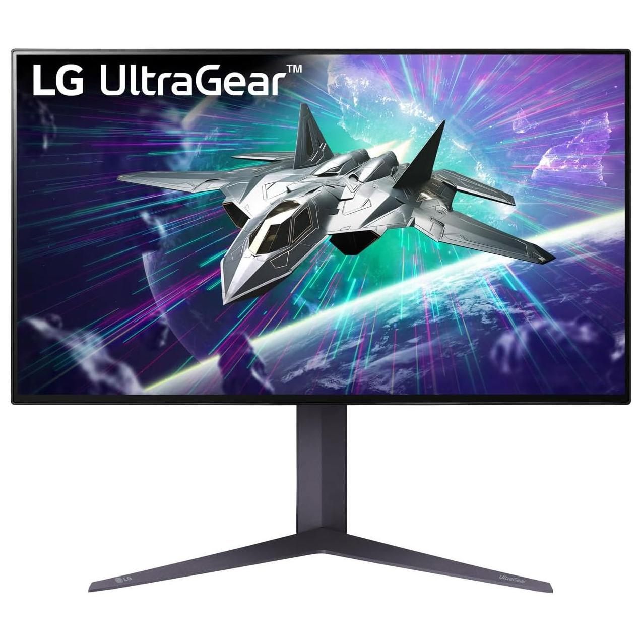 LG UltraGear 27GR95UM-B - Écran LED - jeux - 27" - 3840 x 2160 4K @ 144 Hz - Nano IPS with ATW (Advanced True Wide Polarizer) - 450 cd/m² - 1000:1 - DisplayHDR 1000 - 1 ms - 2xHDMI, DisplayPort
