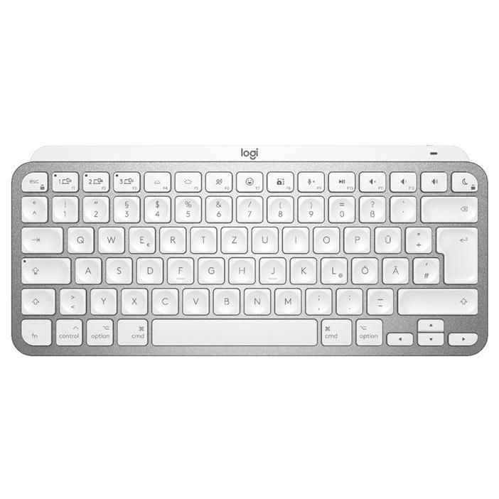 Logitech MX Keys Mini pour Mac - Clavier compact rétroéclairé Bluetooth AZERTY Français - gris sidéral