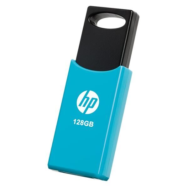 PNY v212b lecteur USB flash 128 Go USB Type-A 2.0 Noir et Bleu