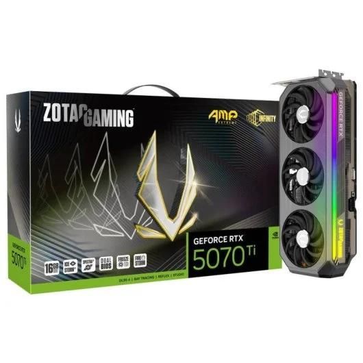 ZOTAC GAMING GeForce RTX 5070 Ti AMP Extreme INFINITY - Carte graphique - GeForce RTX 5070 Ti - 16 Go GDDR7 - PCIe 5.0 x16 - 3 x DisplayPort, HDMI