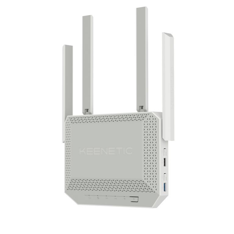 Keenetic Tita¿n Routeur Multi-Gigabit Wi-Fi 7 maillé BE7200 avec commutateur intelligent 1x10G, 1x2,5G et 4x1G, ports USB 3.2 et 2.0 multifonctions