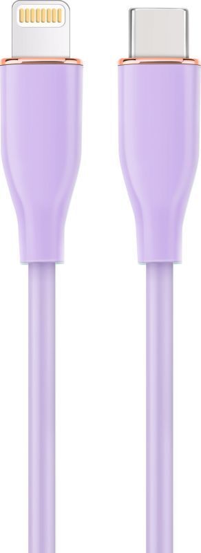 Gembird CC-USB2S-CM8PM-1.5M-P câble Lightning 1,5 m Violet