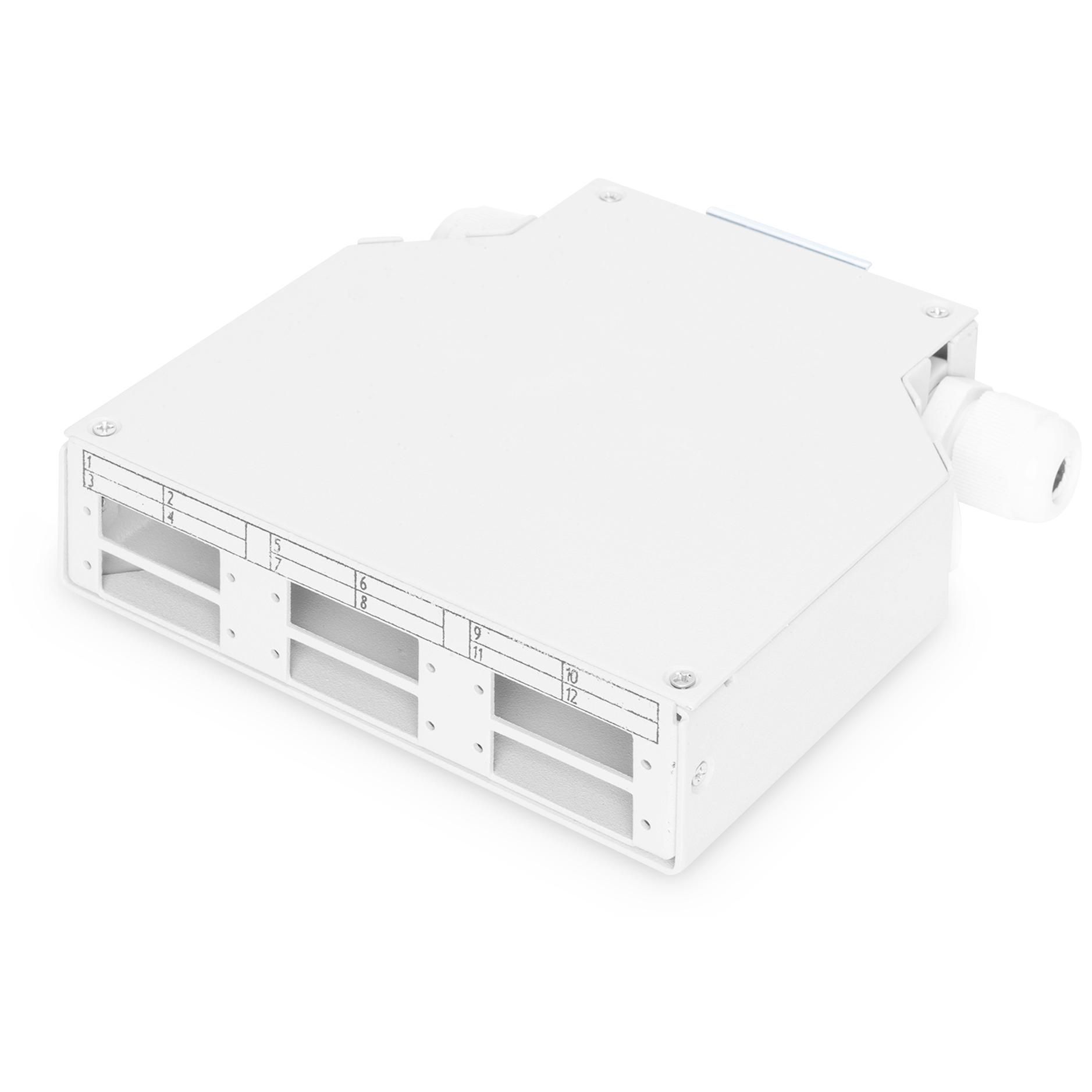 Digitus Distribution de profilés chapeau à fibre optique
