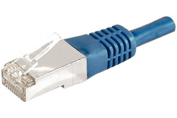 DEXLAN CORDON PATCH RJ45 FTP CAT 6a Bleu - 7,5 m