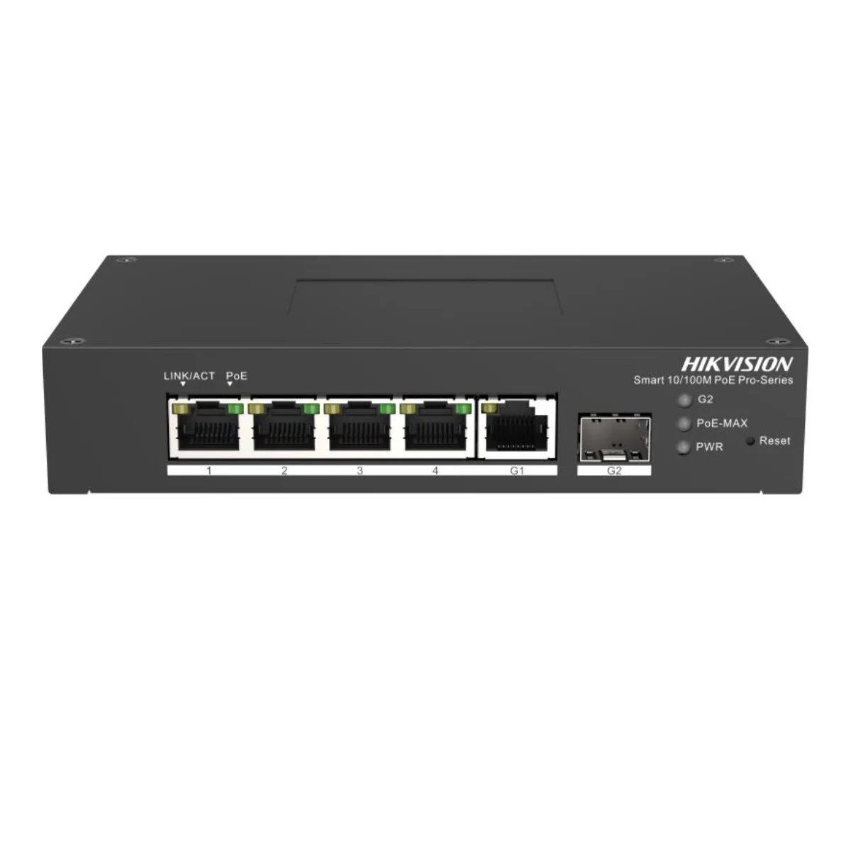 Switch Hikvision 4 Ports Gigabit PoE - DS-3T1306P-SI/HS
