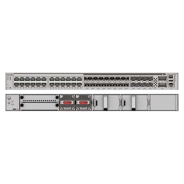 Huawei S620 Series S620-24T16X8Y2CZ - Commutateur - Géré - 24 x 10/100/1000 + 16 x Ethernet 10 Go SFP+ + 2 x 40/100 Gigabit QSFP28 + 8 x 25 Gigabits SFP28 - de l'avant et du côté vers l'arrière - Montable sur rack
