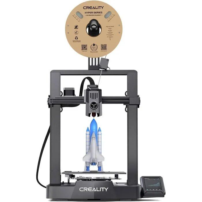 Imprimante 3D - CREALITY 3D - Ender 3 V3 KE - 500 mm/s - Nivellement Auto CR-Touch - 220×220×240 mm