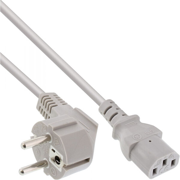 InLine 4043718085033 Gris 1,5 m Prise d'alimentation type F IEC C13