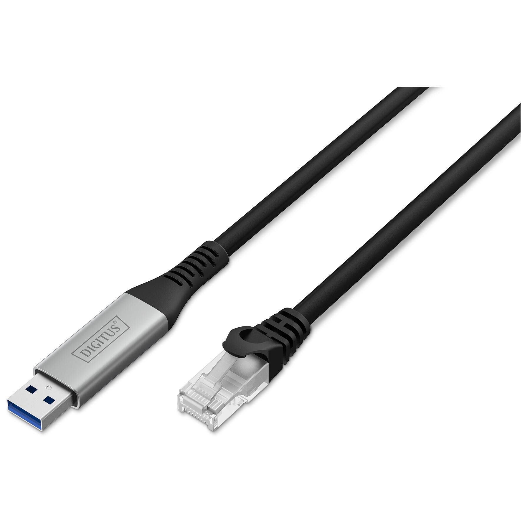 Digitus Câble USB-A - RJ45 Ethernet, 1Gbit/s, 3m