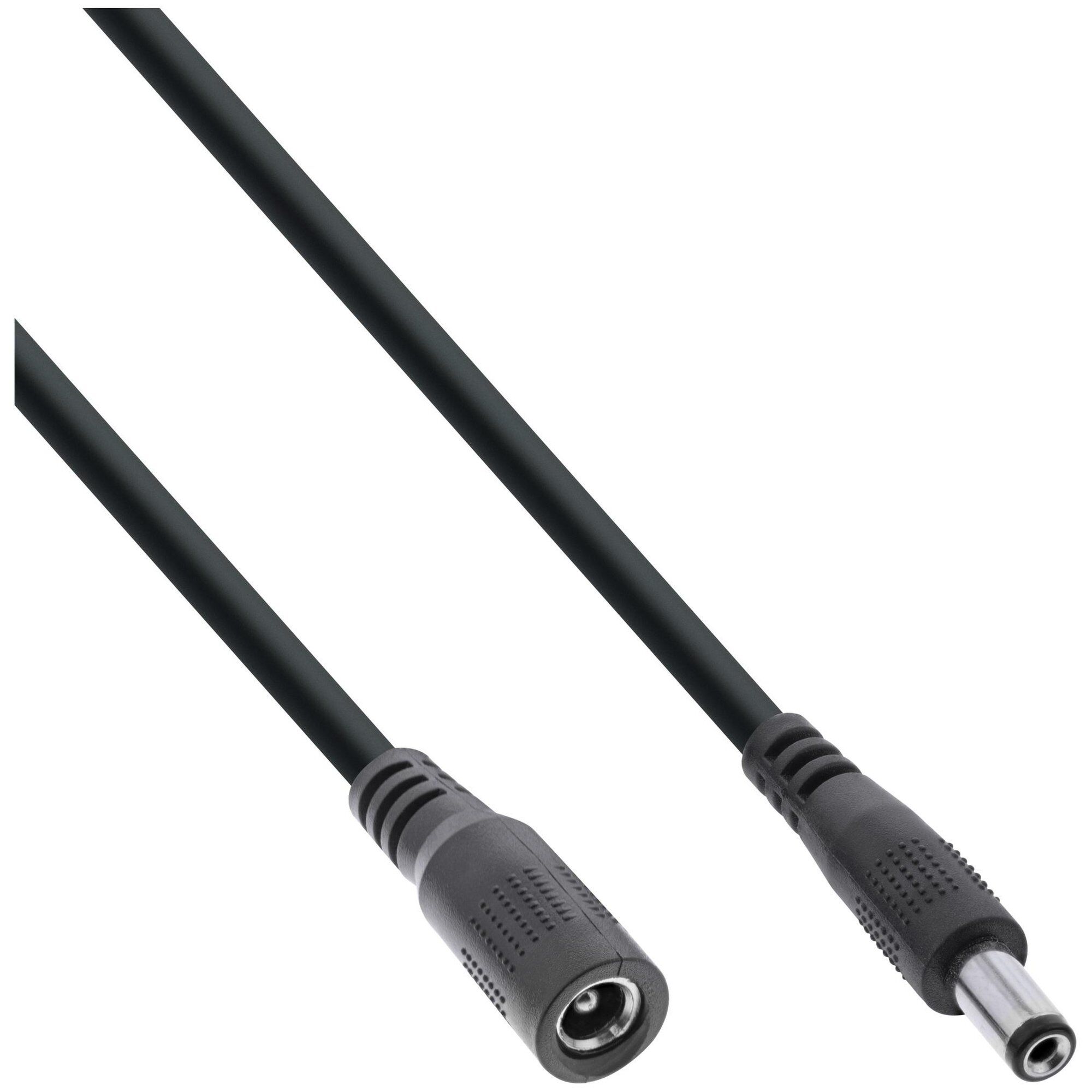 InLine 26903G câble électrique Noir 3 m 5.5 x 2.5 mm