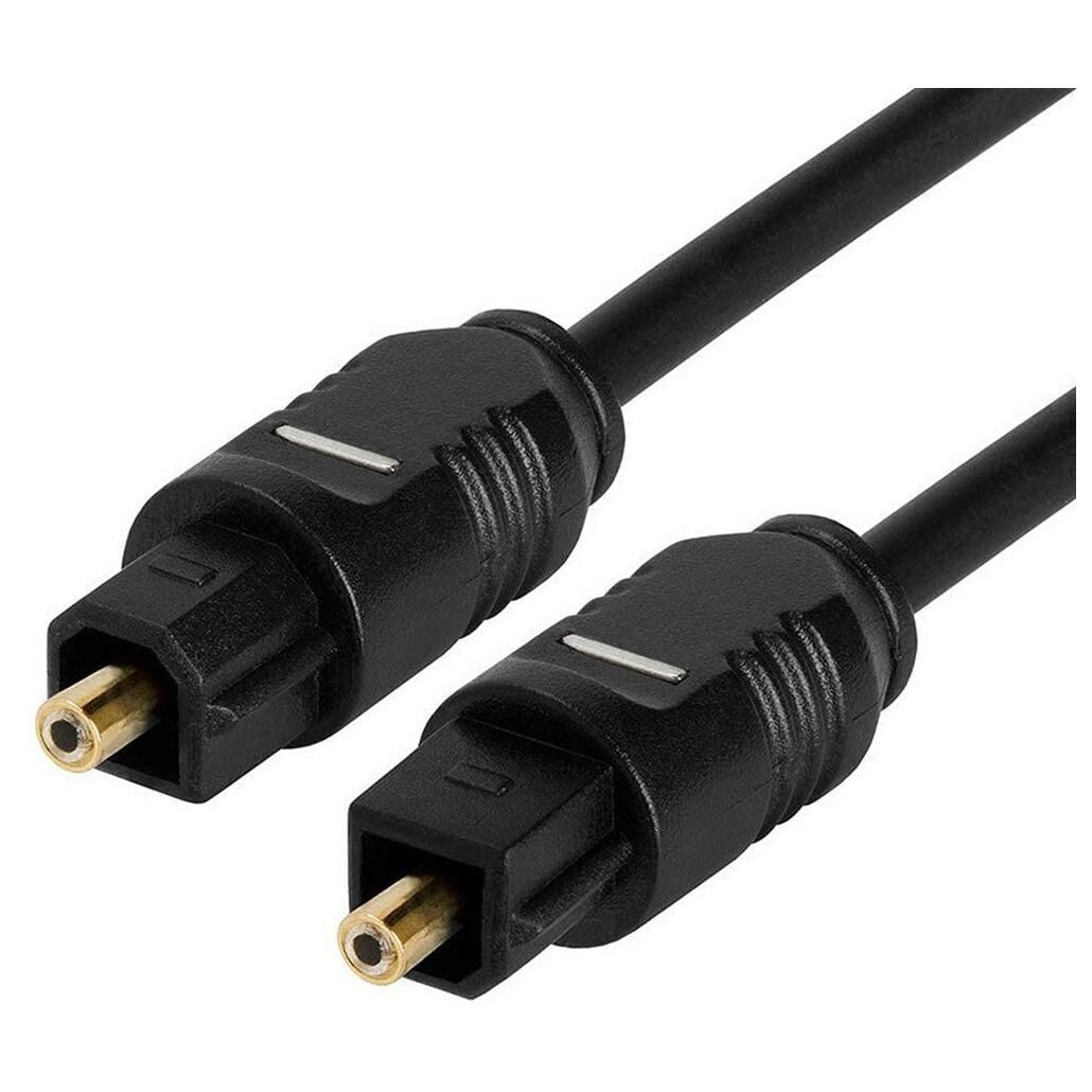 Techly 2m Toslink/Toslink câble audio Noir