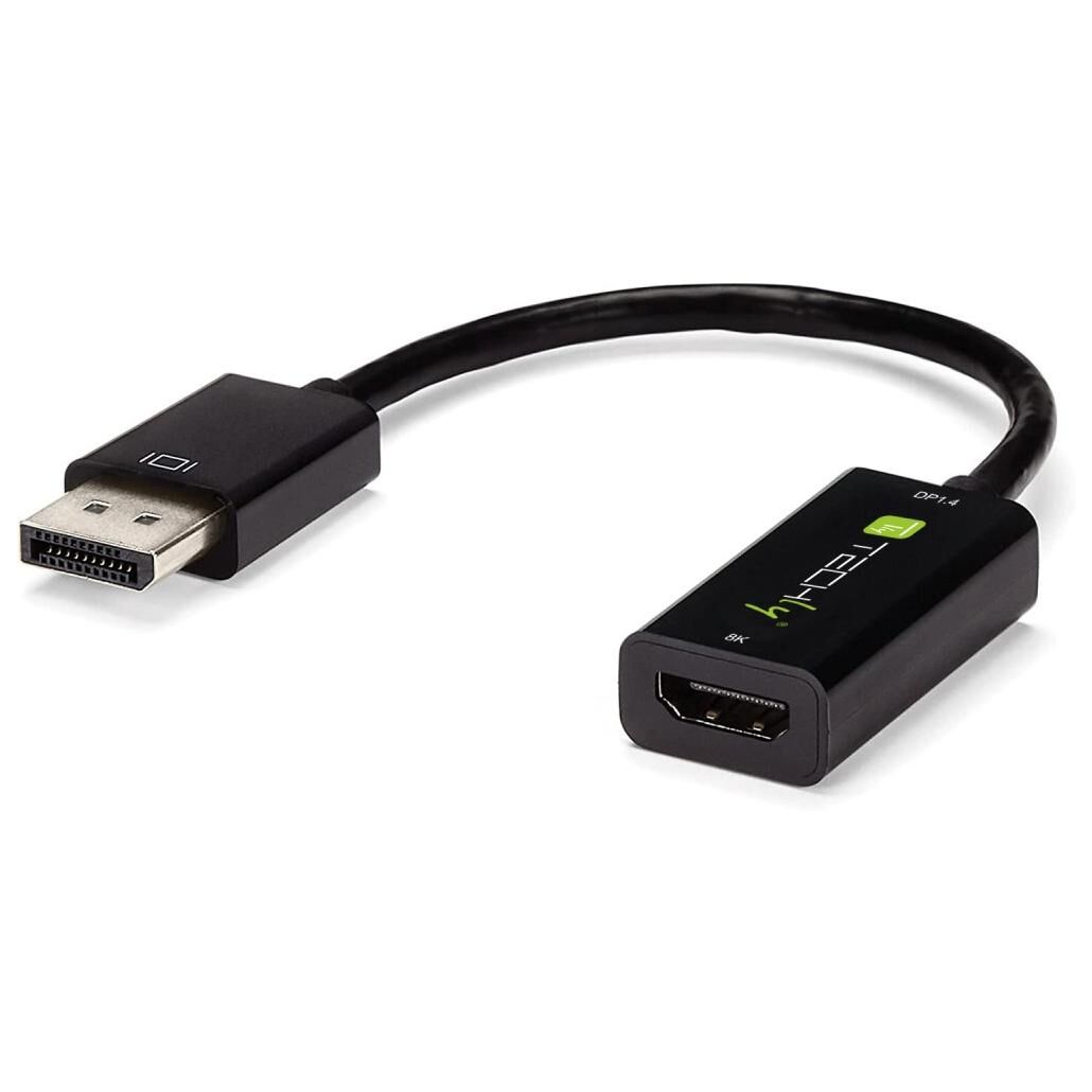 Techly IADAP DP-HDMIF8K câble vidéo et adaptateur 0,2 m DisplayPort HDMI Type A (Standard) Noir