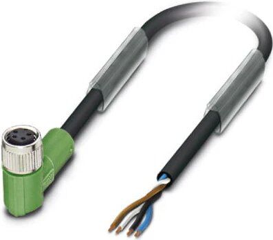 Phoenix Contact Sensor-/Aktor-Kabel M8 (90°) Buchse offen 10.0 m (SAC-4P-10,0-PUR/M 8FR)
