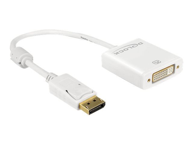 Delock - Convertisseur vidéo - DVI - DisplayPort - blanc