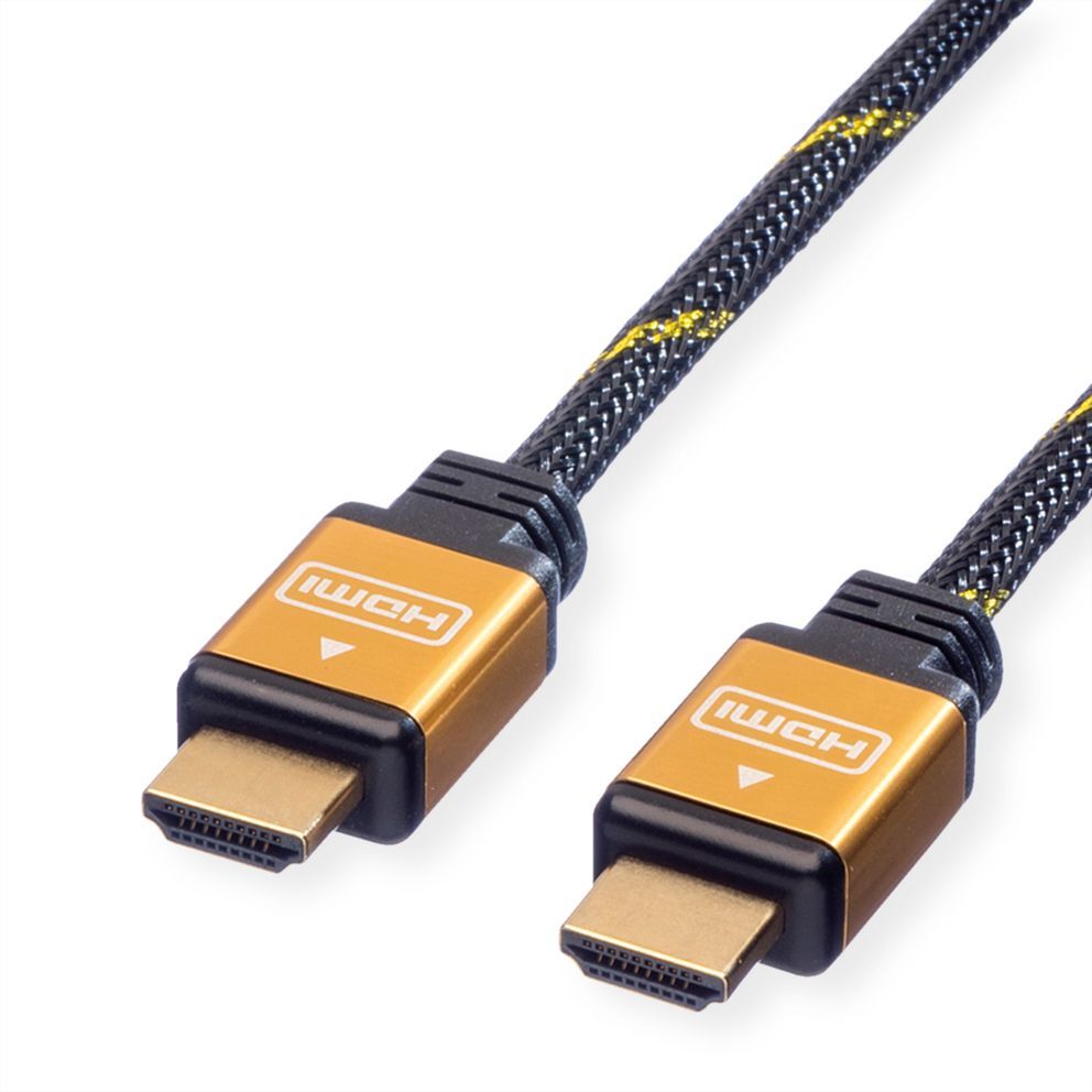 Roline - Câble HDMI - HDMI mâle pour HDMI femelle - 3 m - double blindage - noir