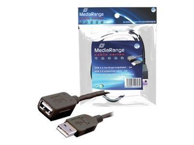 MediaRange MRCS111 câble USB 3 m USB A Noir