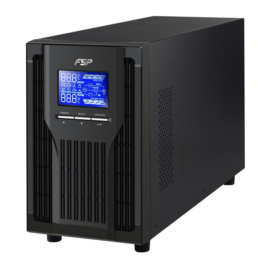 FSP Champ Tower Series 1k - Onduleur - AC 120-300 V - 900 watt - 1000 VA - RS-232, USB
